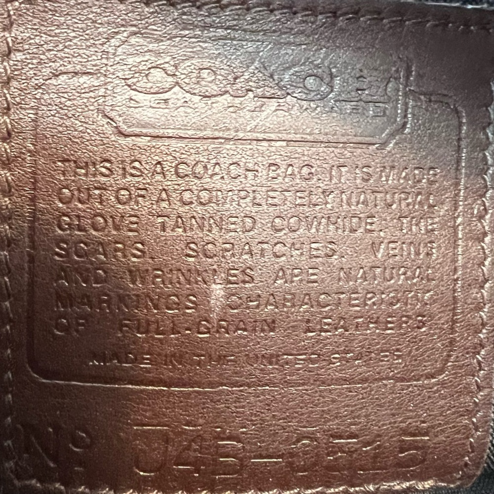 Vintage Coach Men's Leather Belt Bag - Dark Brown - Picture 10 of 12
